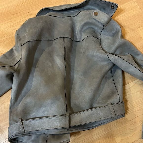 Zara suede moto jacket - Picture 3 of 7